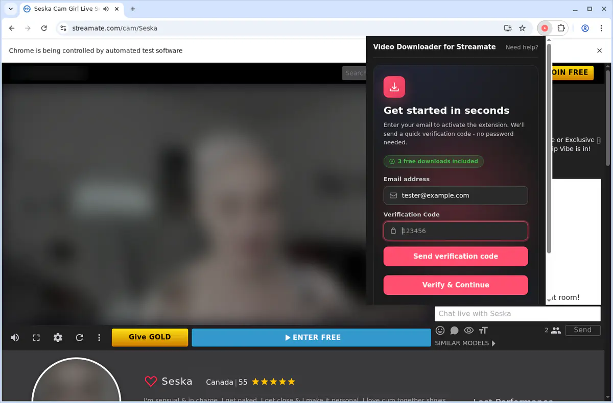 Streamate Video Downloader screenshot 5